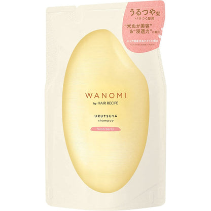 WANOMI HAIR RECIPE Shampoo 350ml Treatment 350g URUTSUYA SARATSUYA Refill