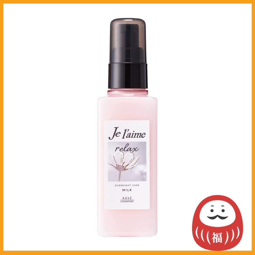 Kose Cosmeport Je L'aime Relax Overnight Care Milk Hair Treatment (120mL)