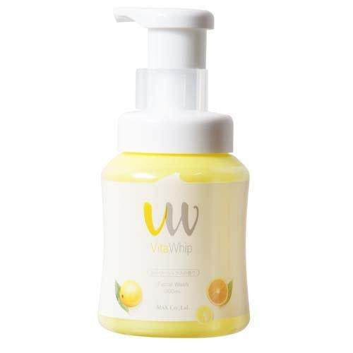 Max Vita Whip Citrus Shower Foaming Facial Cleanser (300mL / 250mL Refill)