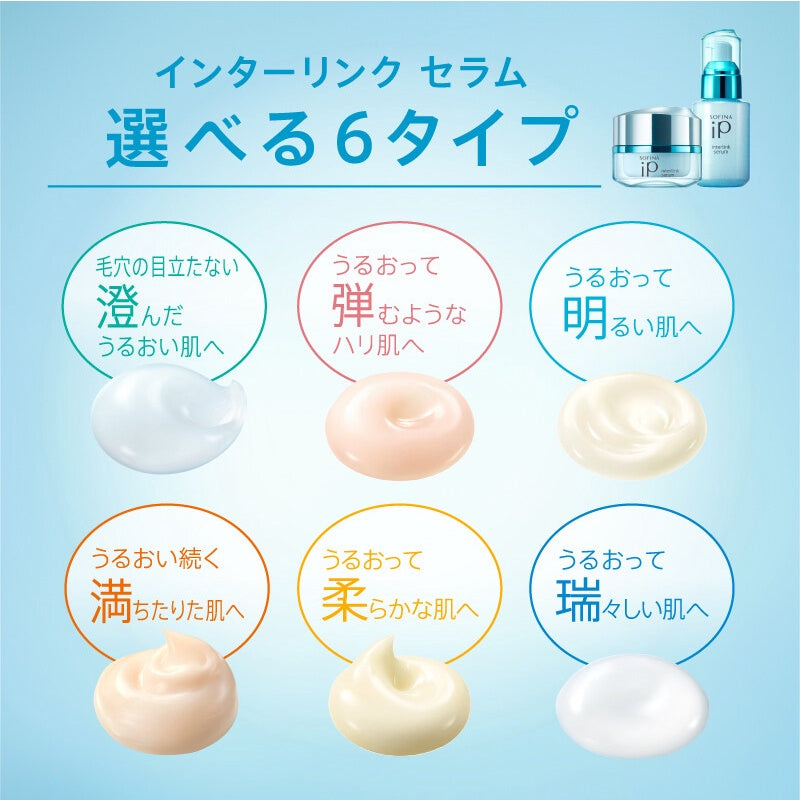 Kao Sofina iP Interlink Serum -Brightening Moisture/Pore Refining Moisture/Lifting Moisture/Softening Moisture/Enriching