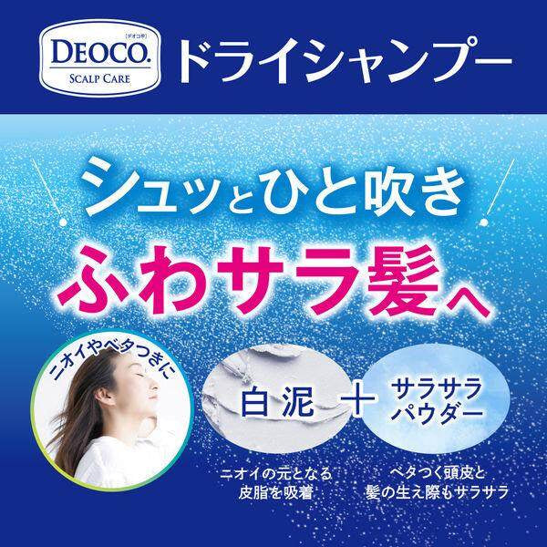 ［In stock］ Rohto Deoco Scalp Care Dry Shampoo (60g)