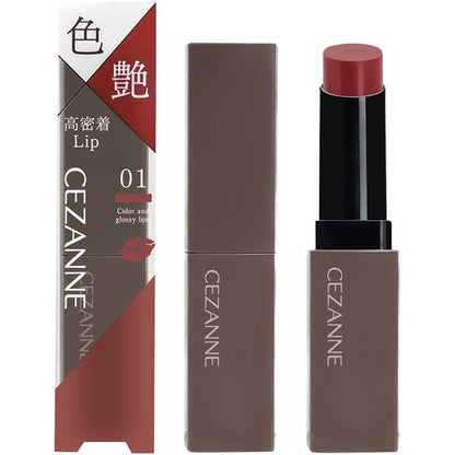 ［In stock］ Cezanne Lip Color Shield - 01 Fig Brown / 02 Orange Beige (1pc)