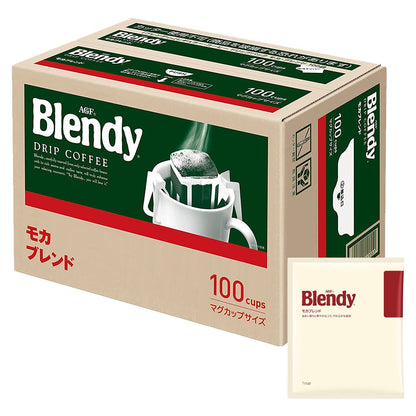 AGF Blendy Regular Coffee Drip Pack 100 bags/18bags - Mocha Blend / Special Blend / Kilimanjaro Blend