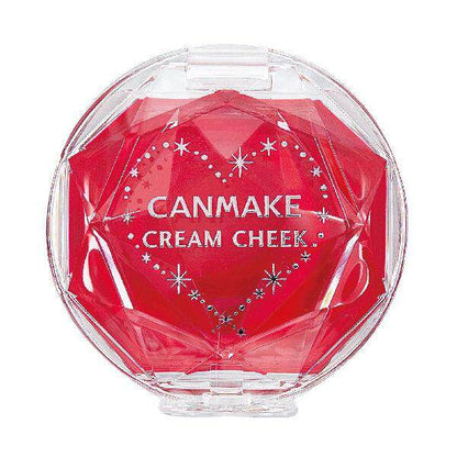 Ida Laboratories CANMAKE Cream Blush - Sweet Apricot/Almond Terracotta/Caramel Latte/Tangerine Tea/Clear Red Heart