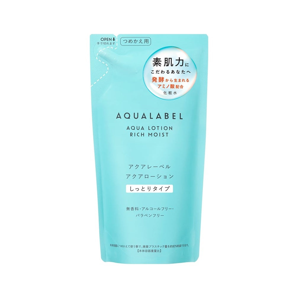 Shiseido AQUALABEL Aqua Lotion - Moist Refill / Rich Moist Refill (180mL)