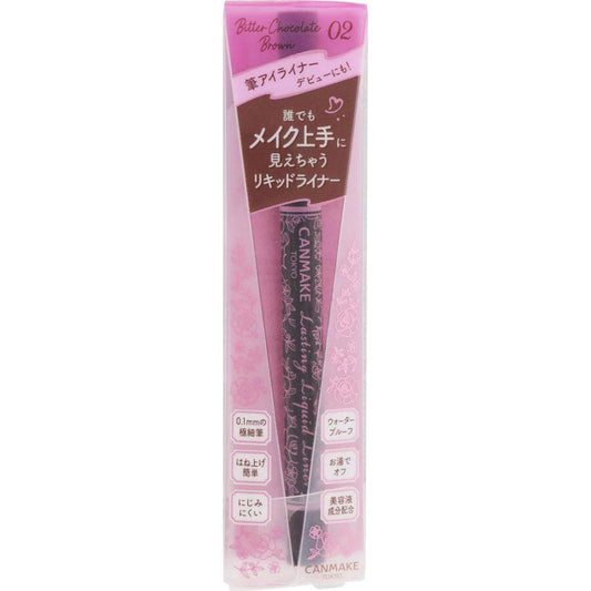 Ida Laboratories CANMAKE Lasting Liquid Liner - 02 Bitter Chocolate Brown