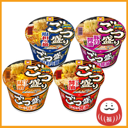 Toyo Suisan Maruchan Gotsumori Instant Ramen - Salt Dandan Noodles / Tonkotsu Soy Sauce / Corn Miso / Wonton Soy Sauce (1 cup)