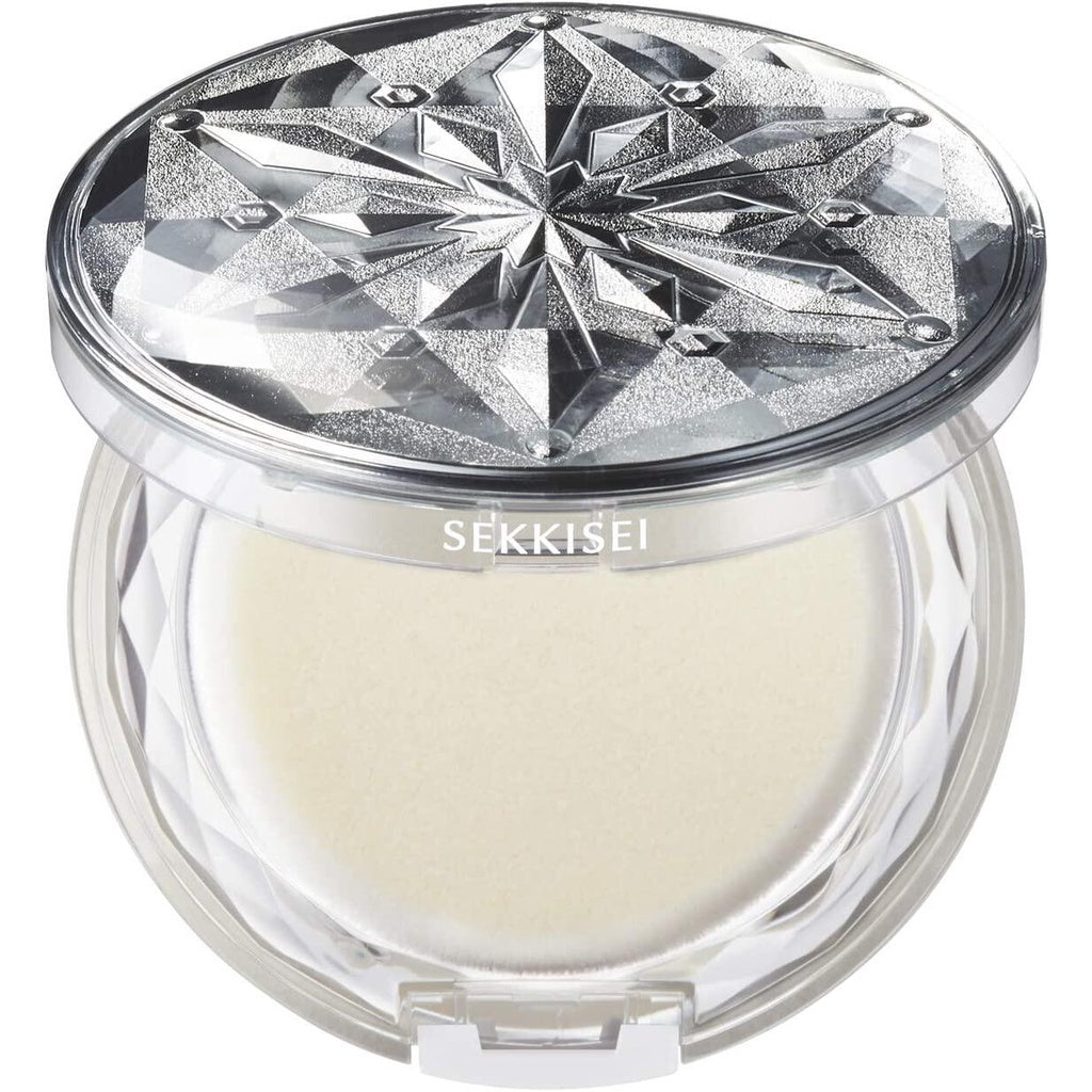 Kose Sekkisei Snow CC Powder Case (1pc) / Sponge (1pc) / Powder Refills - 01 Light Natural / 02 Medium Natural (8g)