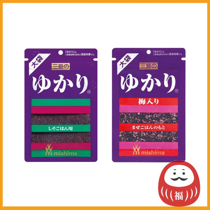 Mishima Yukari Furikake Large Size - Red Shiso / Red Shiso with Dried Plums