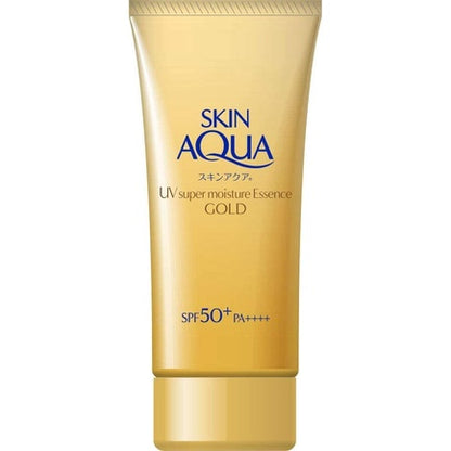 Rohto Skin Aqua UV Super Moisture Essence Gold SPF50+/PA++++ (80g)