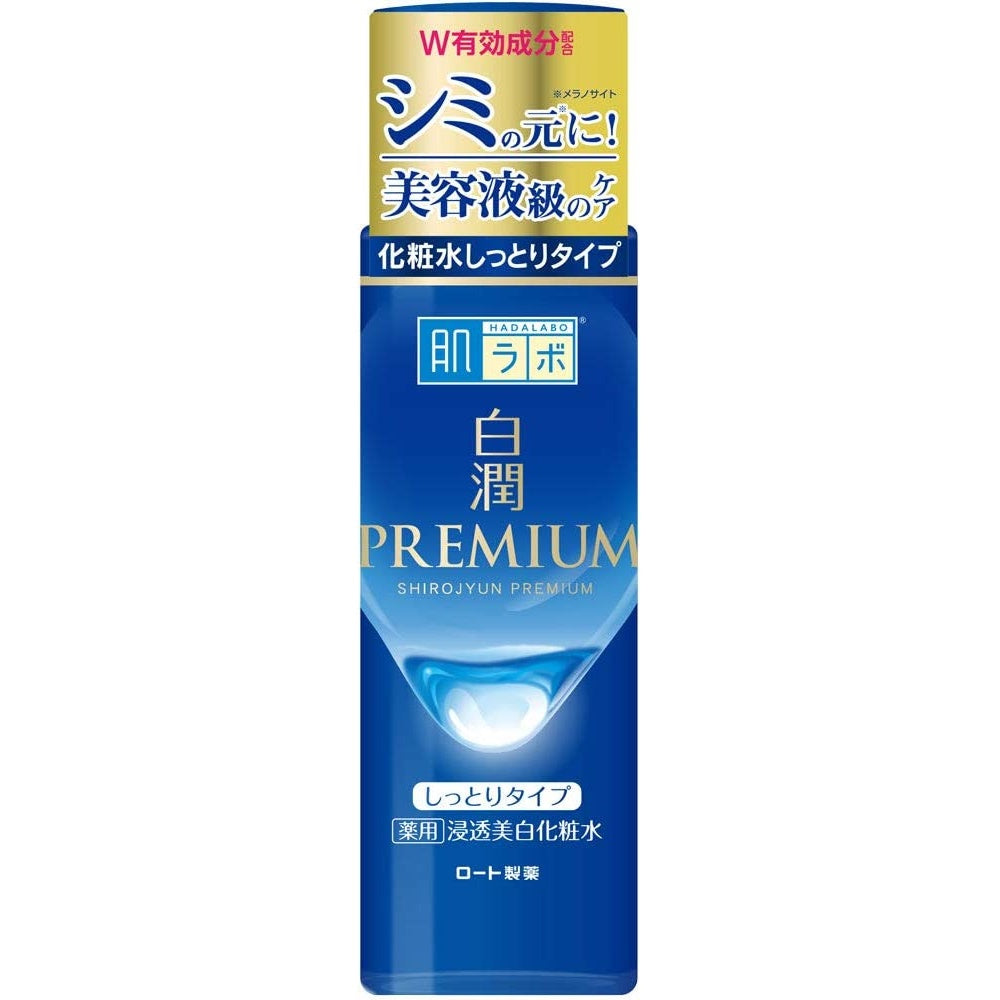 ROHTO Hada Labo Shirojun Premium Medicated Penetrating Whitening series ( Lotion Moist, Emulsion, Cream, Refill )
