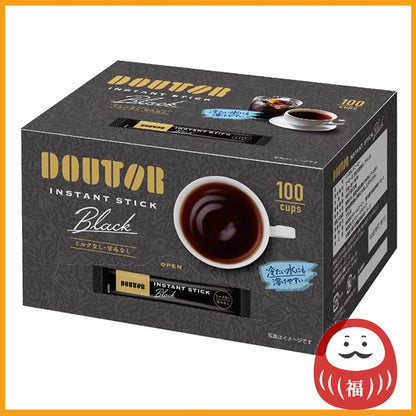 DOUTOR Coffee Instant Stick Black 1 box (100 sticks)