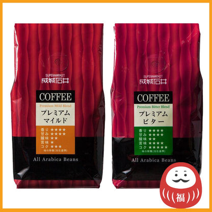 Seijo-Ishii Original Coffee Powder - Premium Mild / Premium Bitter 200g