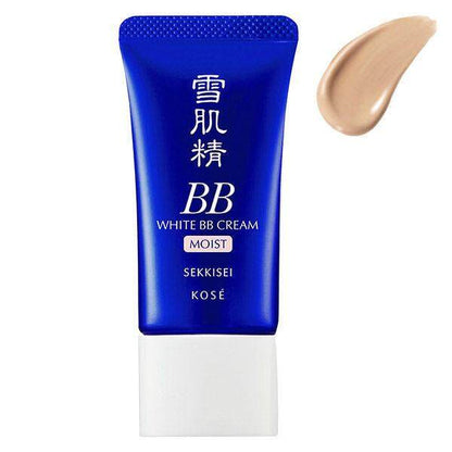 ［In stock］ Kose Sekkisei SPF40/PA+++ White BB Cream - Regular / Moist - 01 Light Natural / 02 Medium Natural (30g)