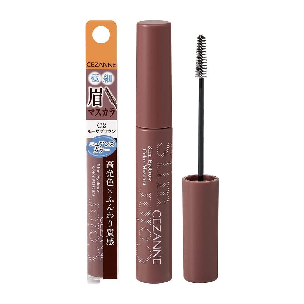 Cezanne Ultra Fine Eyebrow Mascara - C2 Mauve Brown / C3 Cinnamon Brown (1pc)