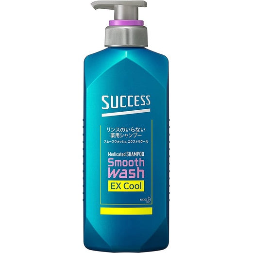 Kao Success No Rinse Medicated Shampoo Smooth Wash - Regular / Extra Cool (400mL / 320mL Refill)