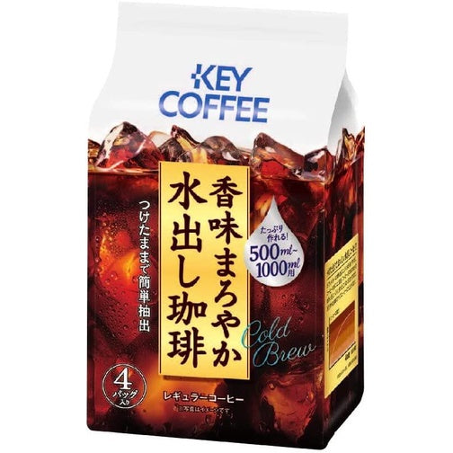 Key Coffee Mellow Water-brew Coffee 1 bag (4 bags) water-drink iced coffee