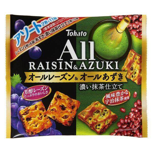 Tohato - All Raisin / All Azuki & Dark Green Tea / Family Size All Raisin / Family Size Assortment