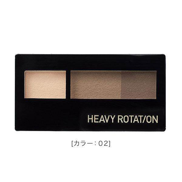 Isehan Heavy Rotation Natural Powder Eyebrow - 01 Natural Brown / 02 Ash Brown (1pc)