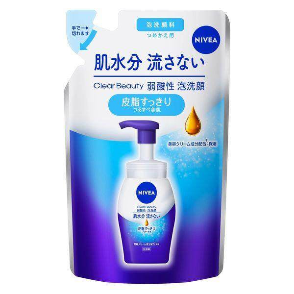 ［In stock］ Nivea Clear Beauty Low pH Foaming Face Wash (150mL / 130mL Refill)