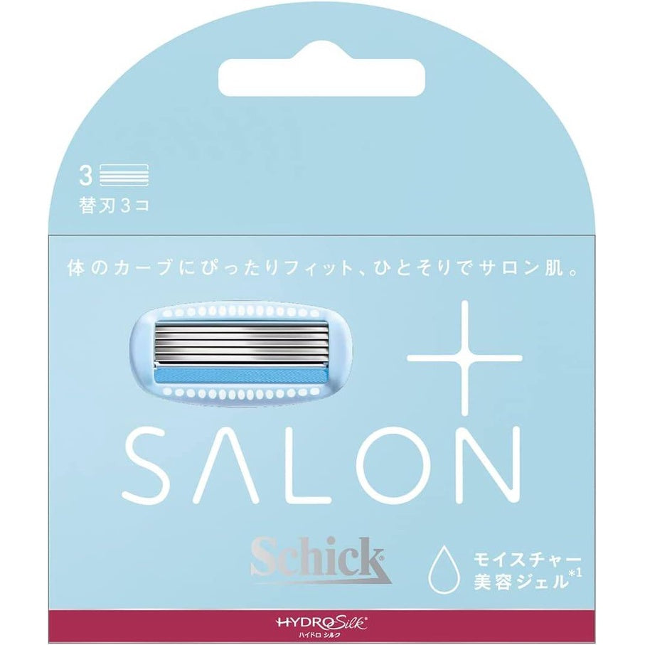 Schick Hydrosilk Salon Plus Holder with Blade (1pc) / Replacement Blades (3pc)
