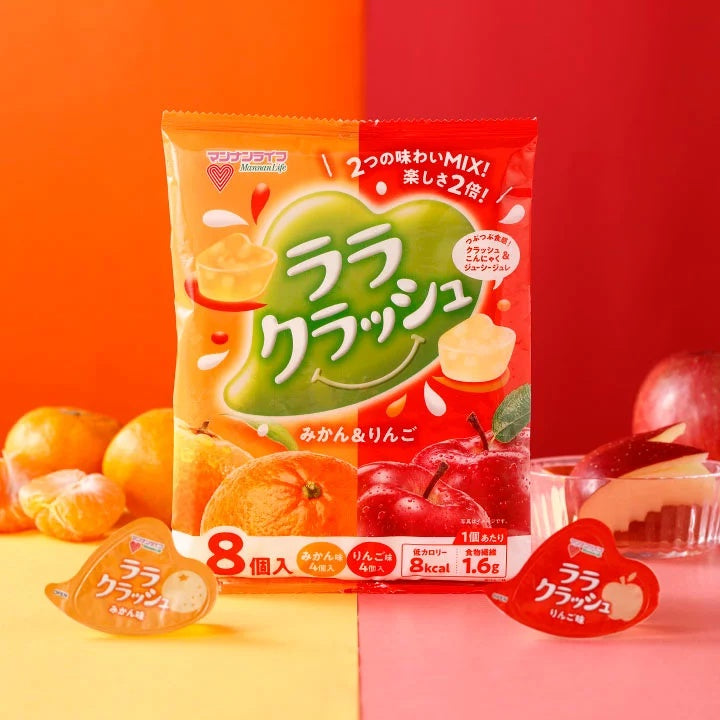 Mannan Life La La Crush Konjac Assortment - Mandarin Orange & Apple