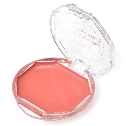 Ida Laboratories CANMAKE Cream Blush - Sweet Apricot/Almond Terracotta/Caramel Latte/Tangerine Tea/Clear Red Heart