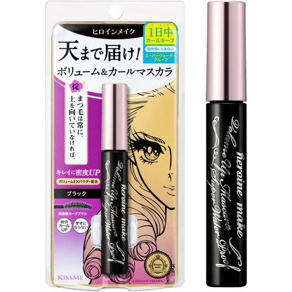 Isehan Heroine Make Volume Up Super Waterproof Mascara - 01 Black / 02 Brown (1pc)