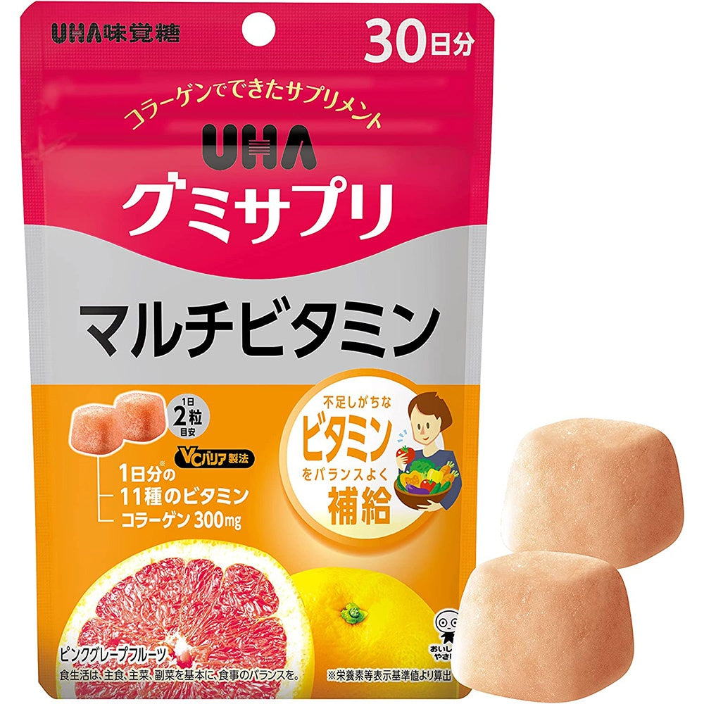 UHA Gummi supplement Multivitamin 30 days / Megumi Eye 20 days