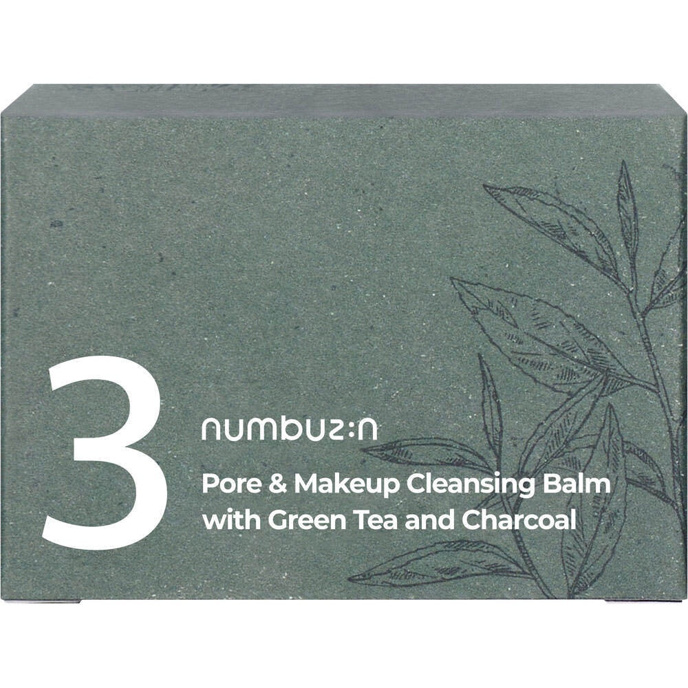 numbuzin No. 3 Pore & Makeup Cleansing Balm with Green Tea and Charcoal (85g)