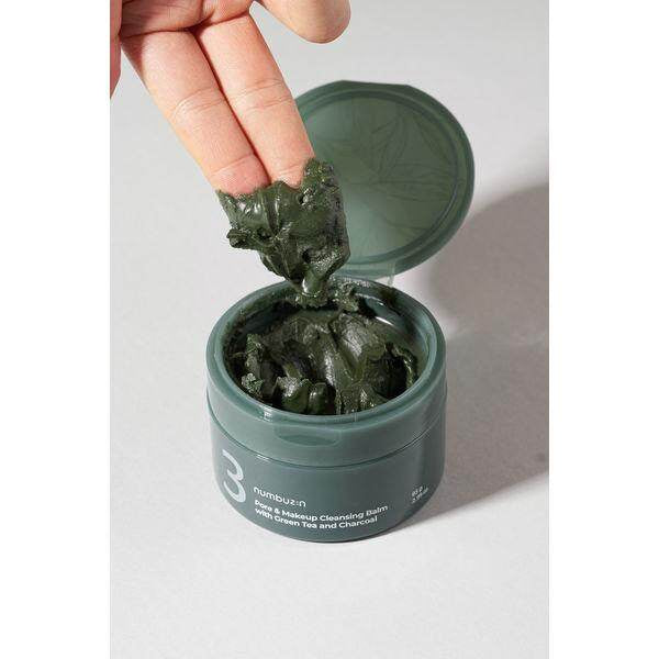 numbuzin No. 3 Pore & Makeup Cleansing Balm with Green Tea and Charcoal (85g)