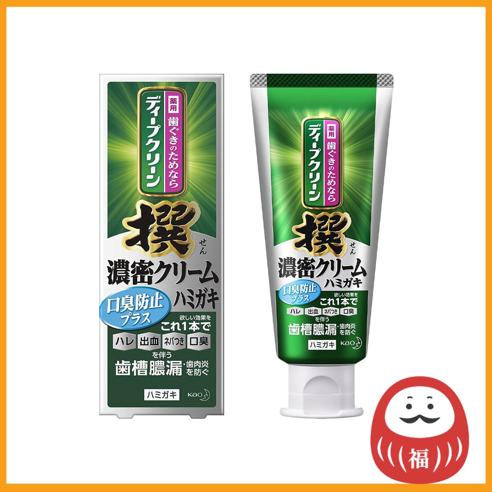 Kao Deep Clean Thick Cream Toothpaste Plus Breath Care (95g)