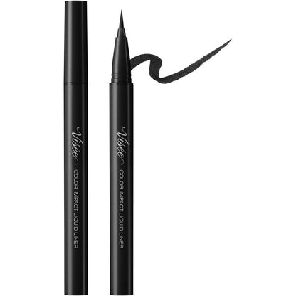 Visee Riche Color Impact Liquid Eyeliner - Black / Brown / Burgundy