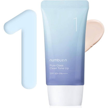 numbuzin No. 1 glass ball tone-up cream 50ml / No. 3 no-fundament china skin tone-up cream 50ml