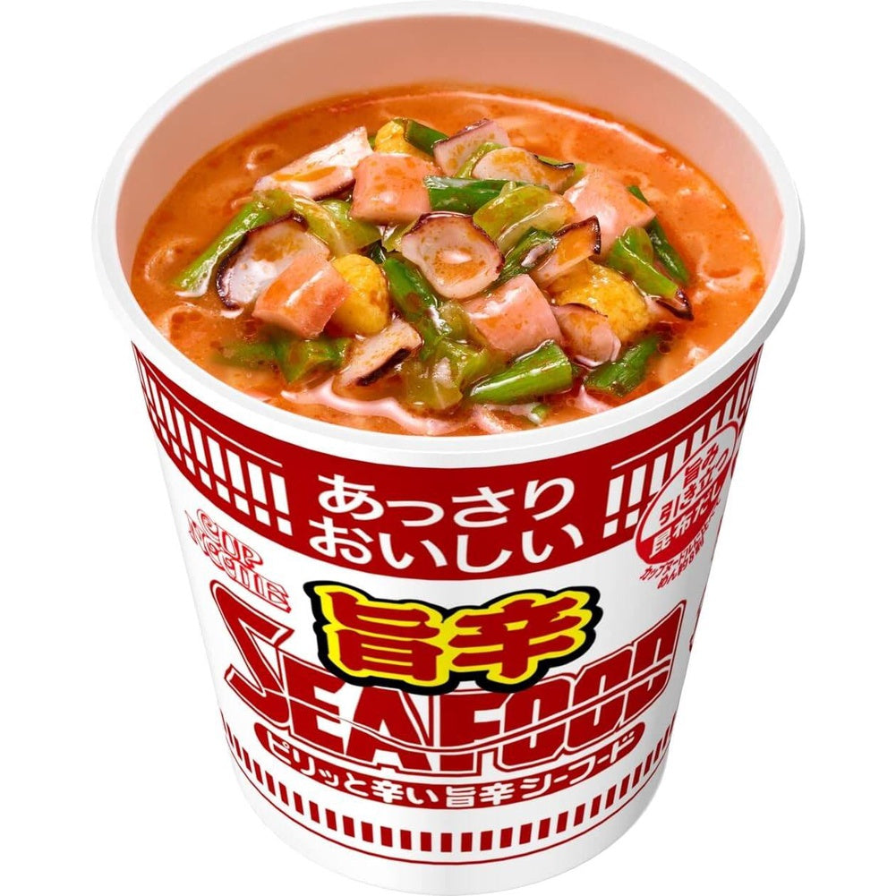 Nissin Light & Delicious Cup Noodle - Original / Seafood / Spicy Seafood (1 cup)