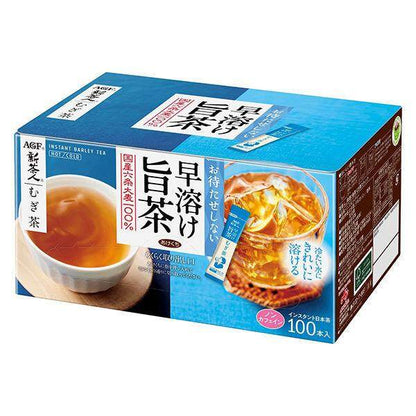 AGF Shinchajin Instant Tea Sticks - Green Tea / Barley Tea / Hojicha (100 sticks)