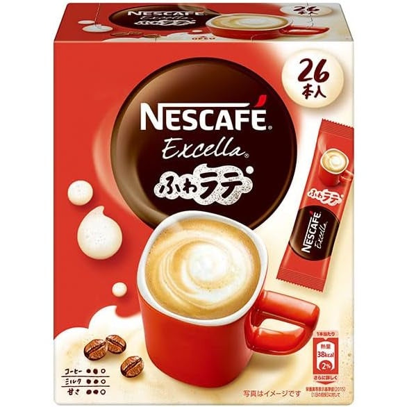 Nestle Nescafe Fuwa Latte Instant Coffee Sticks