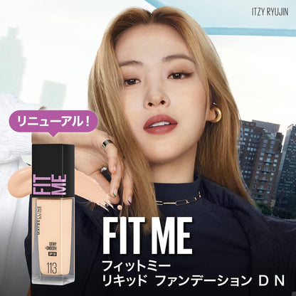 Maybelline Fit Me Liquid Foundation - 220 / 218 / 128 / 120 / 113 / 112 / 110 / 103 (30mL)