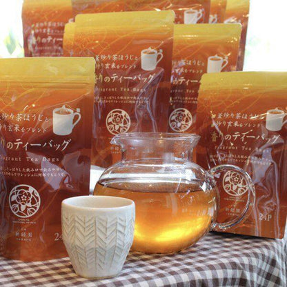 Shinryoen Roasted Hojicha & Genmaicha Tea Bags