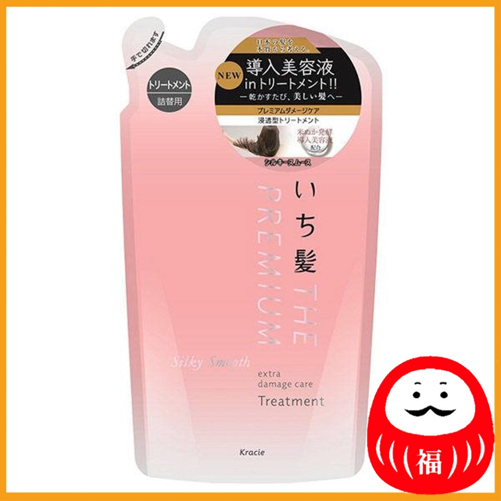 Kracie Ichikami The Premium Extra Damage Care Treatment Silky Smooth Refill 340g
