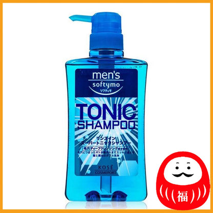 KOSE COSMEPORT Men's Softymo Rinse-in Super Tonic Shampoo Pump 550ml