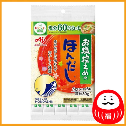 AJI-NO-MOTO - AJI-NO-MOTO HON-DASHI - Low-Salt 6g Sticks, 5 pcs.