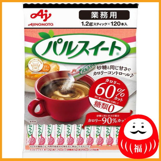 Ajinomoto PULSE SWEET STICKS 1 bag (120 sticks)