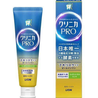 Lion Clinica PRO Toothpaste Whitening / Hypersensitivity care / All-in-one