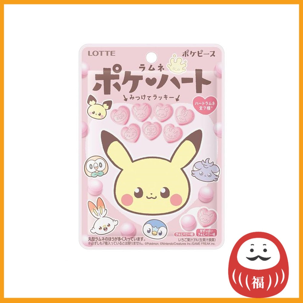 Lotte Poke-Heart Pokemon Ramune Candy