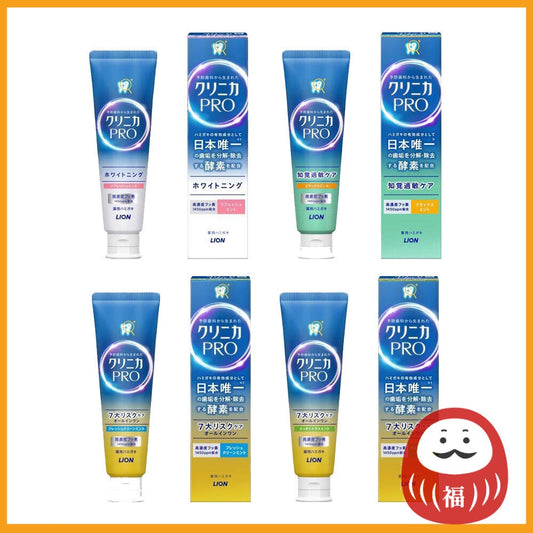 Lion Clinica PRO Toothpaste Whitening / Hypersensitivity care / All-in-one