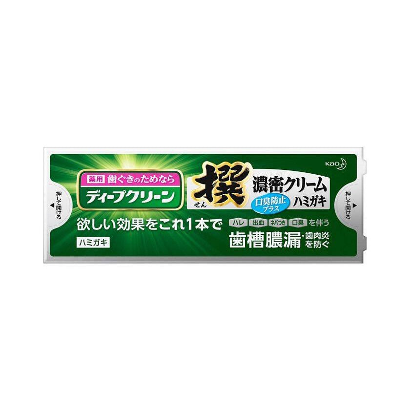 Kao Deep Clean Thick Cream Toothpaste Plus Breath Care (95g)