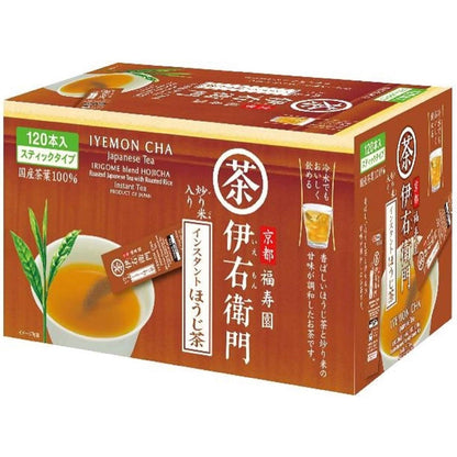 Iyemon Ujinotsuyu Seicha Instant Green Tea - Genmaicha / Hojicha (30 sticks / 120 sticks)