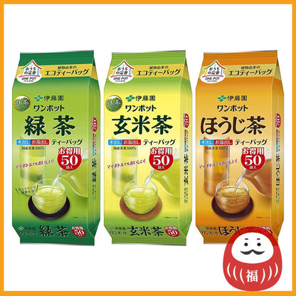 ITO EN ONE POT Green Tea / Genmaicha / Hojicha - Tea Bag (50 bags/120bags)