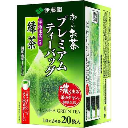 ITO EN Oi Ocha Premium Tea Bags - Matcha Green Tea/Roasted Green Tea/Green Tea With Roasted Rice